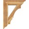 Ekena Millwork Balboa Traditional Rough Sawn Bracket w/ Offset Brace, Western Red Cedar, 8"W x 28"D x 36"H BKT0806X28X36BOA01RWR - alternate 4